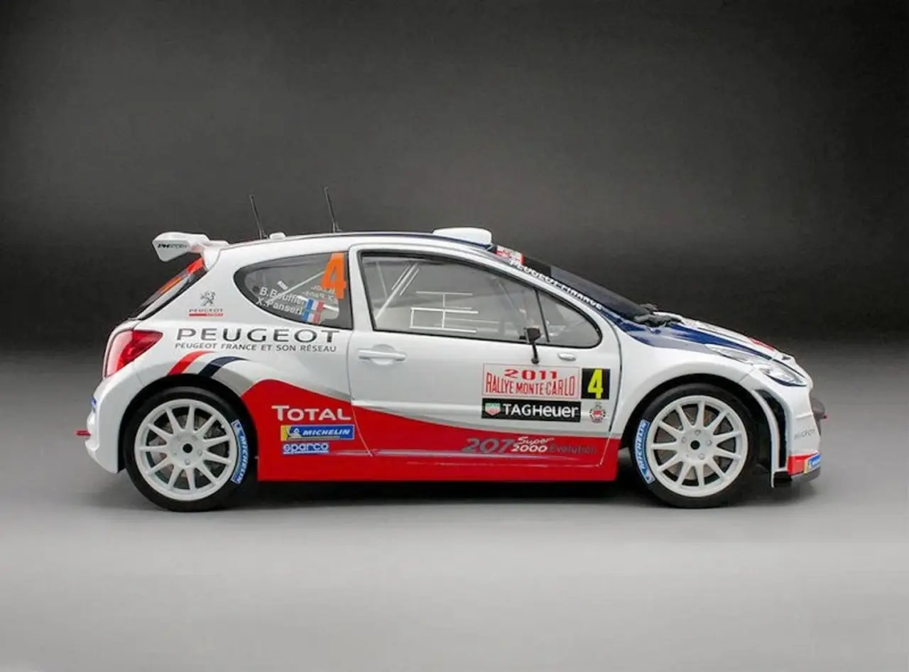 Peugeot Peugeot 207 S2000 #4 Winner Rally Monte Carlo 2011 -1:18 - Sun Star Peugeot Peugeot 207 S2000 #4 Winner Rally Monte Carlo 2011 -1:18 - Sun Star