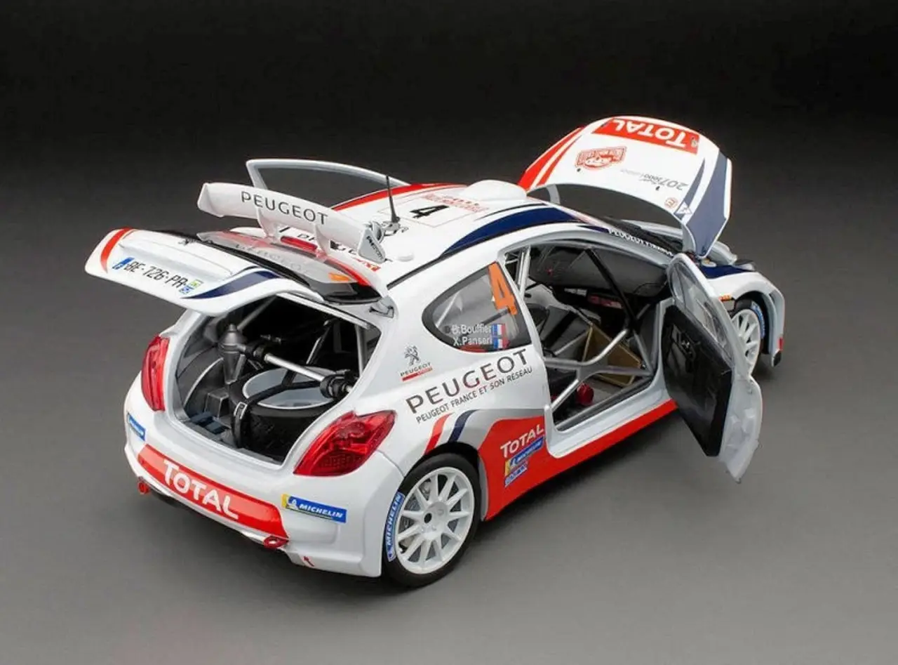 Peugeot Peugeot 207 S2000 #4 Winner Rally Monte Carlo 2011 -1:18 - Sun Star Peugeot Peugeot 207 S2000 #4 Winner Rally Monte Carlo 2011 -1:18 - Sun Star