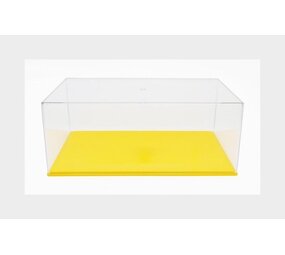 Plastic Display Case - 1:18 - Yellow Plastic Display Case - 1:18 - Yellow