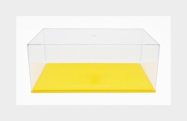 Plastic Display Case - 1:18 - Yellow Plastic Display Case - 1:18 - Yellow