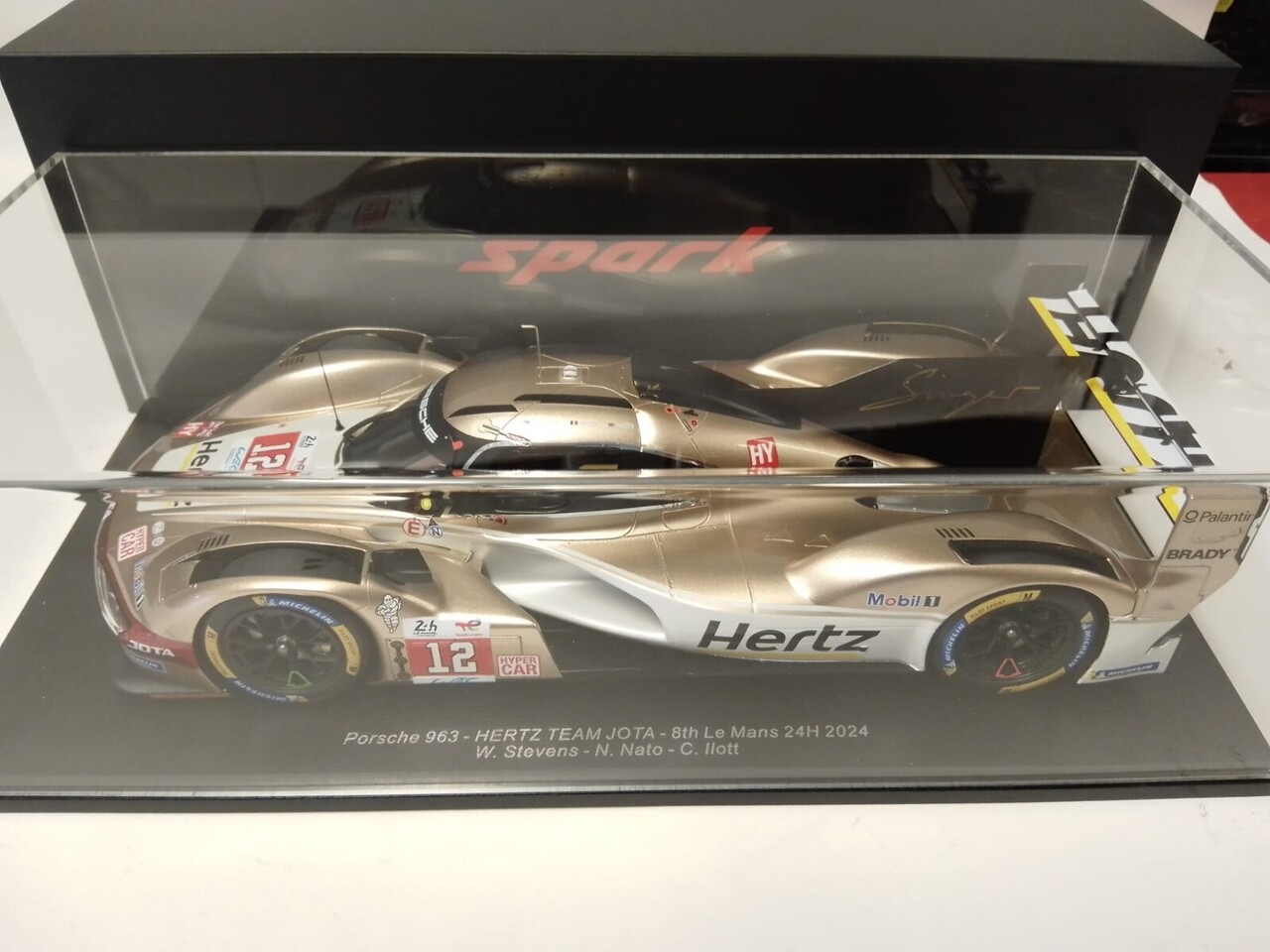 Porsche Porsche 963 #12 8th 24H Le Mans 2024 - 1:18 - Spark Porsche Porsche 963 #12 8th 24H Le Mans 2024 - 1:18 - Spark