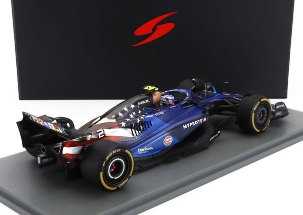 Formule 1 Williams F1 FW45 #2 10th GP USA 2023 (L.Sargeant) - 1:18 - Spark Formule 1 Williams F1 FW45 #2 10th GP USA 2023 (L.Sargeant) - 1:18 - Spark