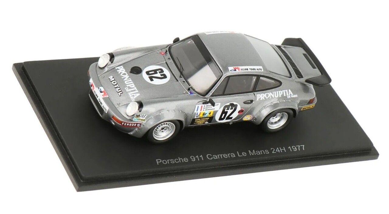 Porsche Porsche 911T #62 24H Le Mans 1977 - 1:43 - Spark Porsche Porsche 911T #62 24H Le Mans 1977 - 1:43 - Spark