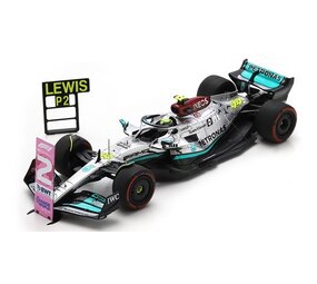 Formule 1 Mercedes-AMG Petronas F1 #44 2nd GP Brazil 2022 + Pit and Number Board - 1:43 - Spark