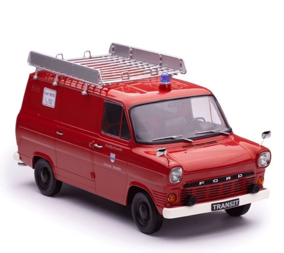 Ford Ford Transit 'Feuerwehr' 1965 / 1970 - 1:18 - KK Scale Ford Ford Transit 'Feuerwehr' 1965 / 1970 - 1:18 - KK Scale