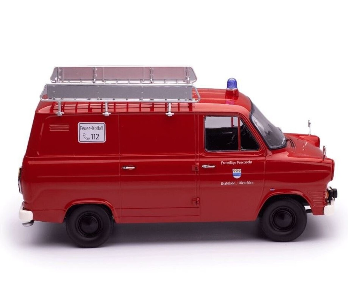 Ford Ford Transit 'Feuerwehr' 1965 / 1970 - 1:18 - KK Scale Ford Ford Transit 'Feuerwehr' 1965 / 1970 - 1:18 - KK Scale