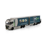 DAF DAF XG 6x2 Tag Axle Riged Curtain Side Combi + Forklift 'INSUS B.V.' - 1:50 - WSI Models DAF DAF XG 6x2 Tag Axle Riged Curtain Side Combi + Forklift 'INSUS B.V.' - 1:50 - WSI Models