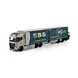 DAF DAF XG 6x2 Tag Axle Riged Curtain Side Combi + Forklift 'INSUS B.V.' - 1:50 - WSI Models DAF DAF XG 6x2 Tag Axle Riged Curtain Side Combi + Forklift 'INSUS B.V.' - 1:50 - WSI Models