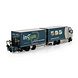 DAF DAF XG 6x2 Tag Axle Riged Curtain Side Combi + Forklift 'INSUS B.V.' - 1:50 - WSI Models DAF DAF XG 6x2 Tag Axle Riged Curtain Side Combi + Forklift 'INSUS B.V.' - 1:50 - WSI Models