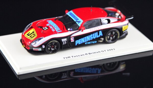 TVR TVR Tuscan R. #23 British GT 2003 - 1:43 - Spark TVR TVR Tuscan R. #23 British GT 2003 - 1:43 - Spark