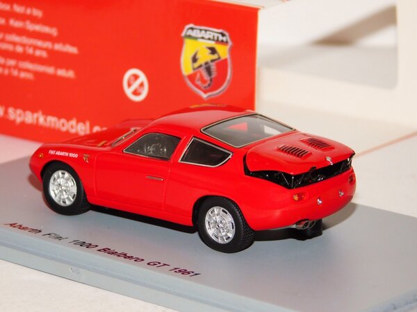 Abarth Abarth Fiat 1000 Bialbero GT 1961 - 1:43 - Spark Abarth Abarth Fiat 1000 Bialbero GT 1961 - 1:43 - Spark
