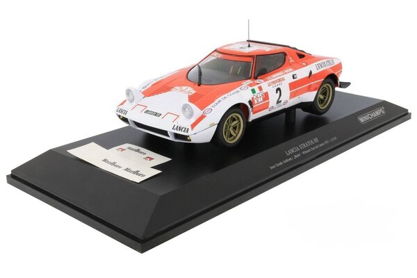 Lancia Lancia Stratos HF #2 Winners Tour de Corse 1974 - 1:18 - Minichamps Lancia Lancia Stratos HF #2 Winners Tour de Corse 1974 - 1:18 - Minichamps