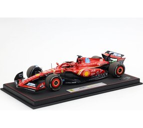 Formule 1 Ferrari F1 SF-24 #16 Team Scuderia Ferrari Winner GP Monza Italy 2024 (C.Leclerc) + Showcase - 1:18 - BBR Formule 1 Ferrari F1 SF-24 #16 Team Scuderia Ferrari Winner GP Monza Italy 2024 (C.Leclerc) + Showcase - 1:18 - BBR