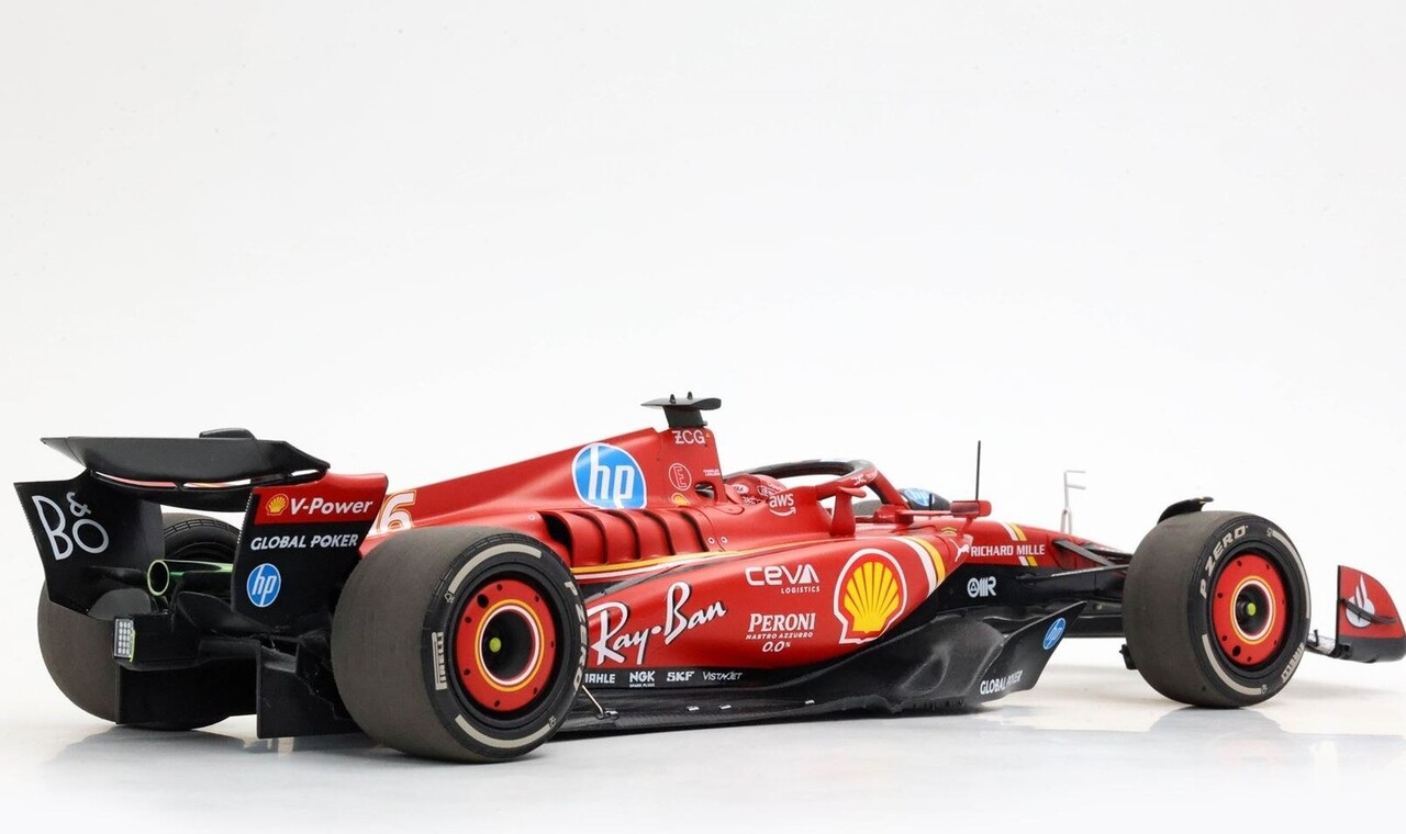Formule 1 Ferrari F1 SF-24 #16 Team Scuderia Ferrari Winner GP Monza Italy 2024 (C.Leclerc) + Showcase - 1:18 - BBR
