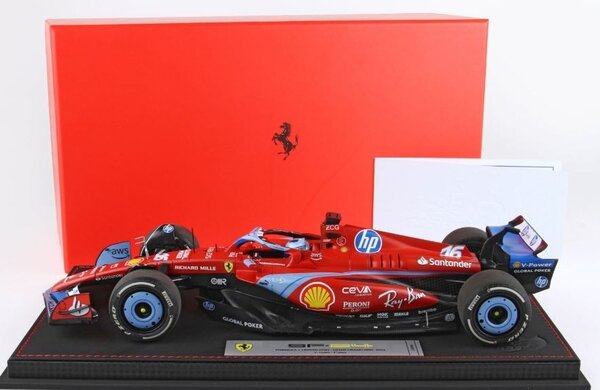 Formule 1 Ferrari F1 SF-24 #16 Team Scuderia Ferrari 3rd GP Miami C.Leclerc + Showcase - 1:18 - BBR Formule 1 Ferrari F1 SF-24 #16 Team Scuderia Ferrari 3rd GP Miami C.Leclerc + Showcase - 1:18 - BBR