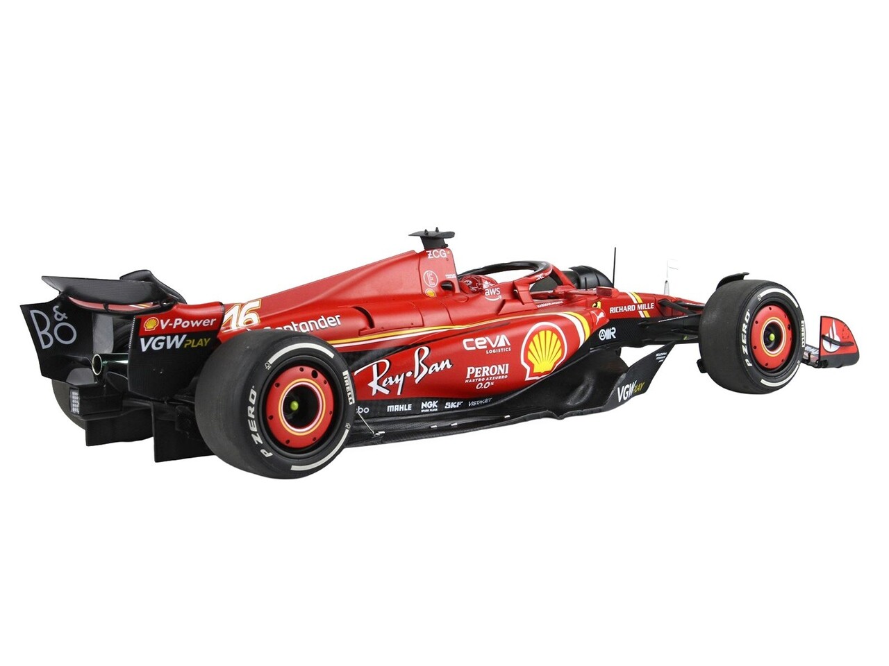 Formule 1 Ferrari F1 SF-24 #16 Team Scuderia Ferrari 2nd GP Australia 2024 C.Leclerc + Showcase - 1:18 - BBR Formule 1 Ferrari F1 SF-24 #16 Team Scuderia Ferrari 2nd GP Australia 2024 C.Leclerc + Showcase - 1:18 - BBR