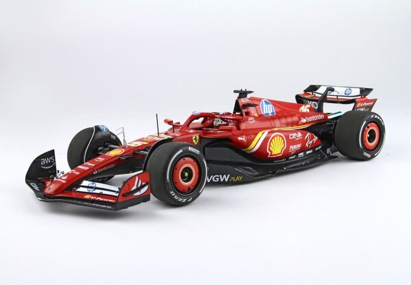 Formule 1 Ferrari F1 SF-24 #16 Team Scuderia Ferrari Winner GP Monaco 2024 C.Leclerc - 1:18 - BBR Formule 1 Ferrari F1 SF-24 #16 Team Scuderia Ferrari Winner GP Monaco 2024 C.Leclerc - 1:18 - BBR