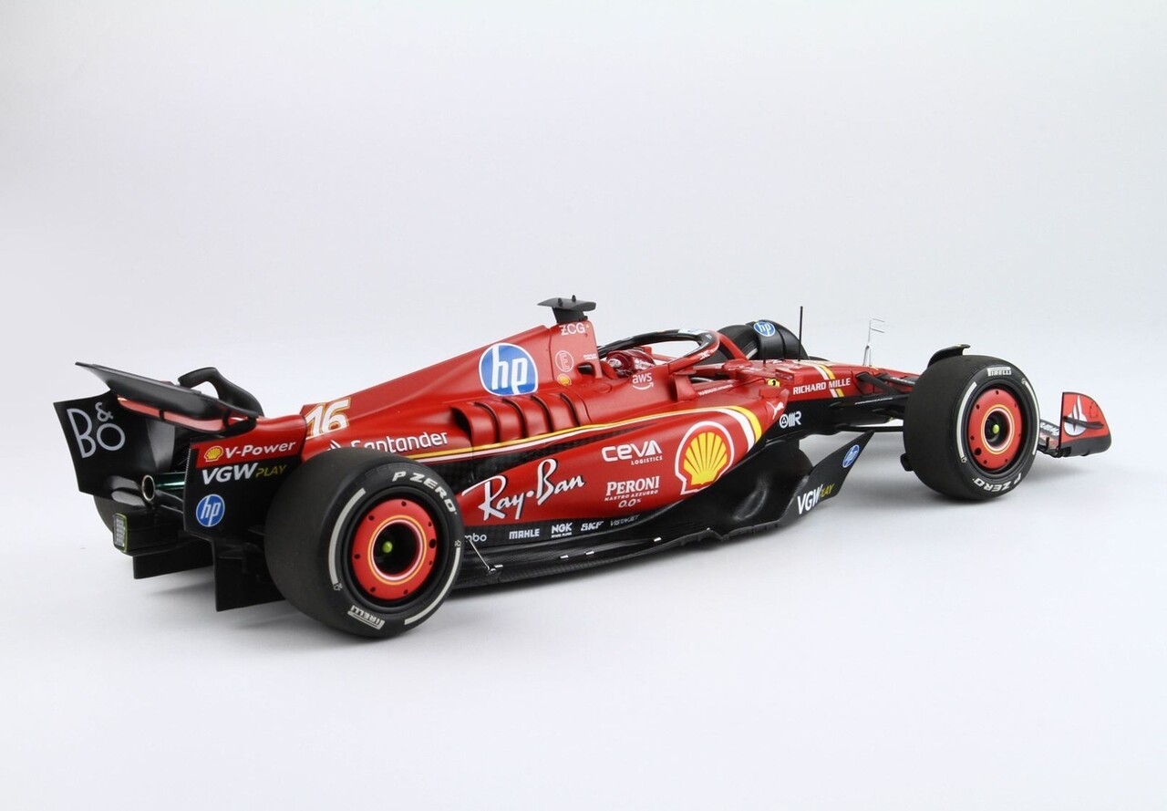 Formule 1 Ferrari F1 SF-24 #16 Team Scuderia Ferrari Winner GP Monaco 2024 C.Leclerc - 1:18 - BBR Formule 1 Ferrari F1 SF-24 #16 Team Scuderia Ferrari Winner GP Monaco 2024 C.Leclerc - 1:18 - BBR