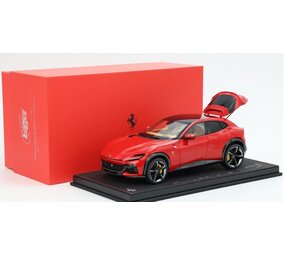 Ferrari Ferrari Purosangue SUV Panoramic Roof 2022 + Showcase - 1:18 - BBR Ferrari Ferrari Purosangue SUV Panoramic Roof 2022 + Showcase - 1:18 - BBR