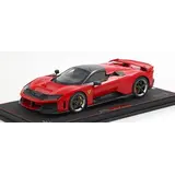 Ferrari Ferrari F80 2024 Silver Rims + Showcase - 1:18 - BBR Ferrari Ferrari F80 2024 Silver Rims + Showcase - 1:18 - BBR