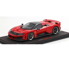 Ferrari Ferrari F80 2024 Silver Rims + Showcase  - 1:18 - BBR