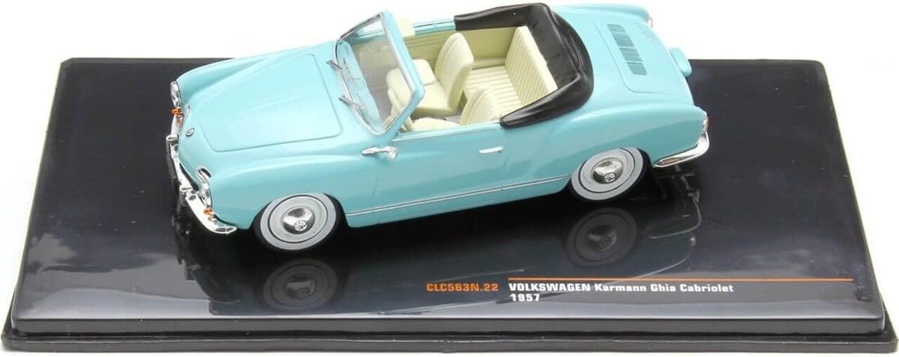 Volkswagen Volkswagen Karmann Ghia Cabriolet 1957 - 1:43 - IXO Models Volkswagen Volkswagen Karmann Ghia Cabriolet 1957 - 1:43 - IXO Models