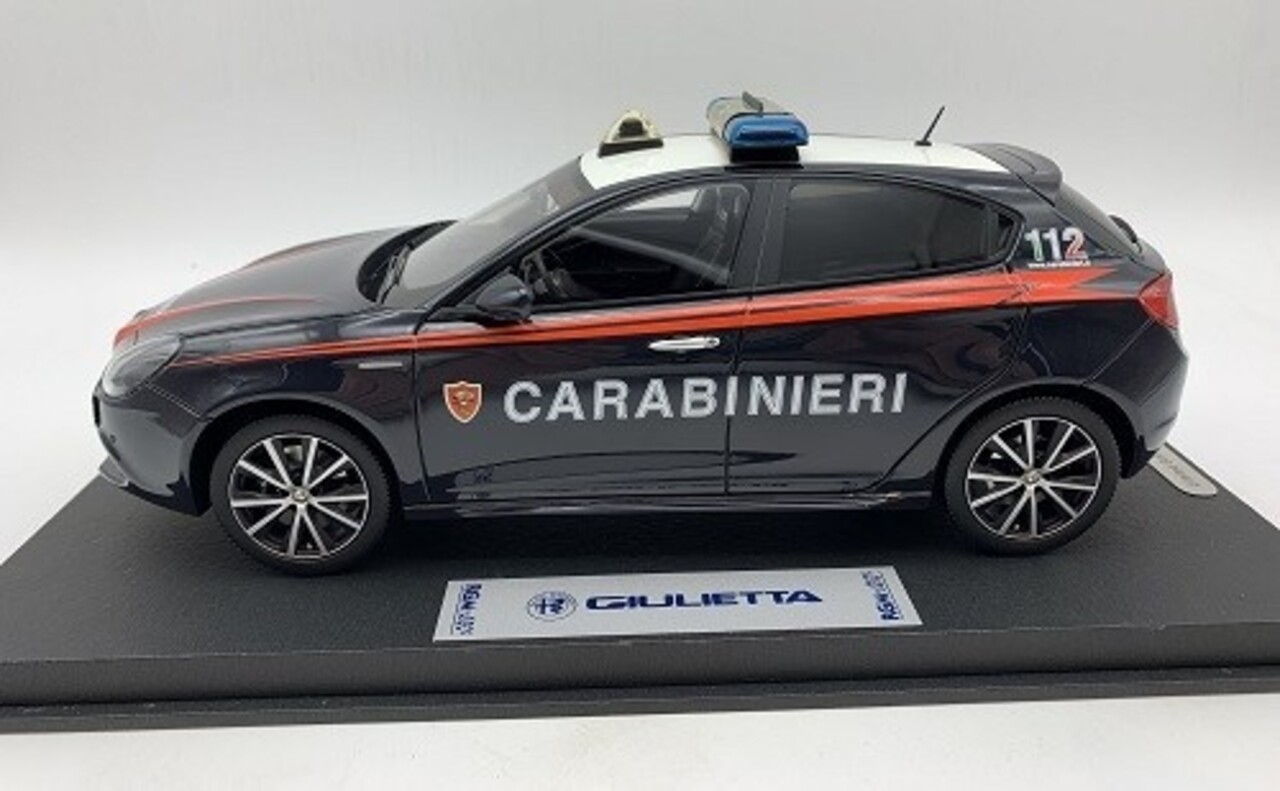 Alfa Romeo Alfa Romeo Giulietta Veloce Carabinieri 2018 - 1:18 - BBR Alfa Romeo Alfa Romeo Giulietta Veloce Carabinieri 2018 - 1:18 - BBR