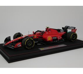 Formule 1 Ferrari F1 SF-23 #55 Team Scuderia GP Spa Belgium 2023 C.Sainz + Showcase - 1:18 - BBR Formule 1 Ferrari F1 SF-23 #55 Team Scuderia GP Spa Belgium 2023 C.Sainz + Showcase - 1:18 - BBR