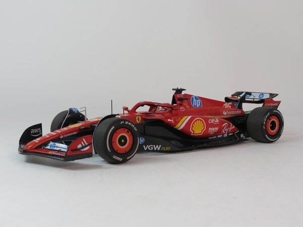 Formule 1 Ferrari F1 SF-24#16 Team Scuderia Winner GP Monaco 2024 C.Leclerc - 1:18 - BBR Formule 1 Ferrari F1 SF-24#16 Team Scuderia Winner GP Monaco 2024 C.Leclerc - 1:18 - BBR