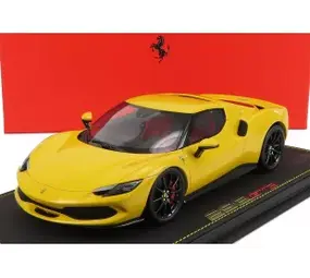 Ferrari Ferrari 296 GTB Hybrid 830HP V6 2021 + Showcase - 1:18 - BBR Ferrari Ferrari 296 GTB Hybrid 830HP V6 2021 + Showcase - 1:18 - BBR