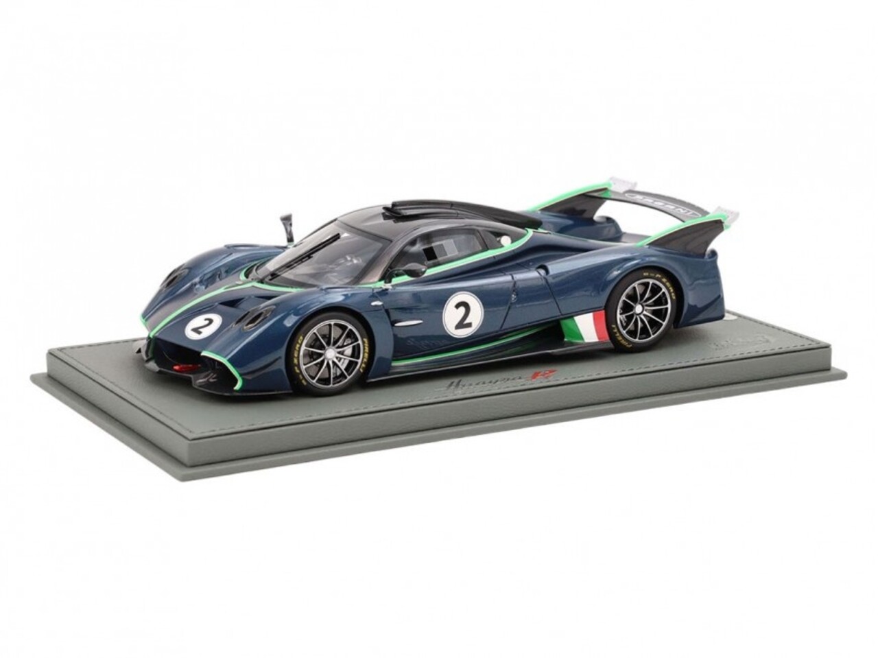 Pagani Pagani Huayra R #2 Racing 2021 + Showcase - 1:18 - BBR Pagani Pagani Huayra R #2 Racing 2021 + Showcase - 1:18 - BBR