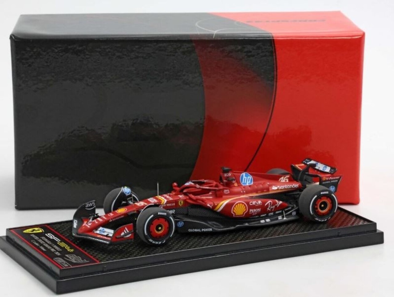F1 Ferrari F1 SF-24 #16 Team Scuderia Ferrari Winner GP Austin USA 2024 (C.Leclerc) - 1:43 - BBR F1 Ferrari F1 SF-24 #16 Team Scuderia Ferrari Winner GP Austin USA 2024 (C.Leclerc) - 1:43 - BBR