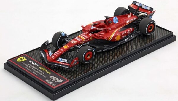 F1 Ferrari F1 SF-24 #16 Team Scuderia Ferrari Winner GP Austin USA 2024 (C.Leclerc) - 1:43 - BBR F1 Ferrari F1 SF-24 #16 Team Scuderia Ferrari Winner GP Austin USA 2024 (C.Leclerc) - 1:43 - BBR