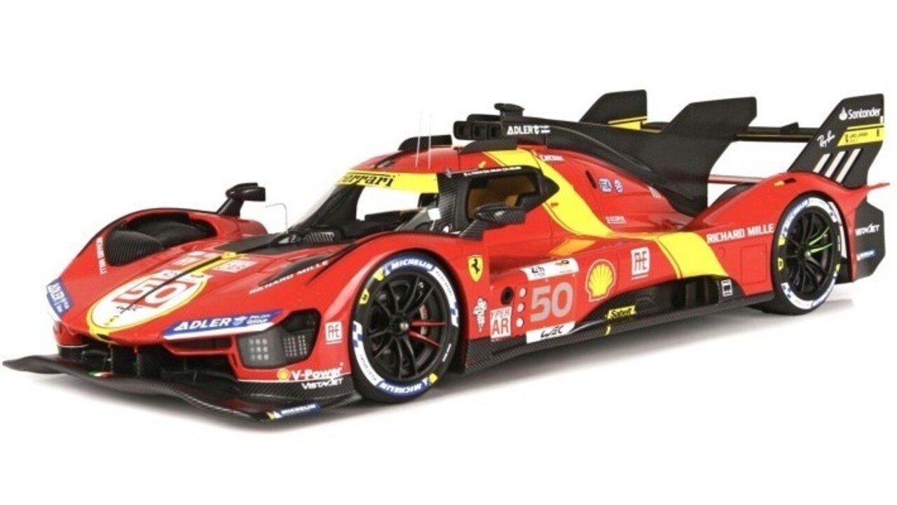 Ferrari Ferrari 499P #50 5th 24h Le Mans 2023 - 1:18 - Bburago Ferrari Ferrari 499P #50 5th 24h Le Mans 2023 - 1:18 - Bburago