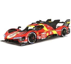Ferrari Ferrari 499P #50 5th 24h Le Mans 2023 - 1:18 - Bburago Ferrari Ferrari 499P #50 5th 24h Le Mans 2023 - 1:18 - Bburago