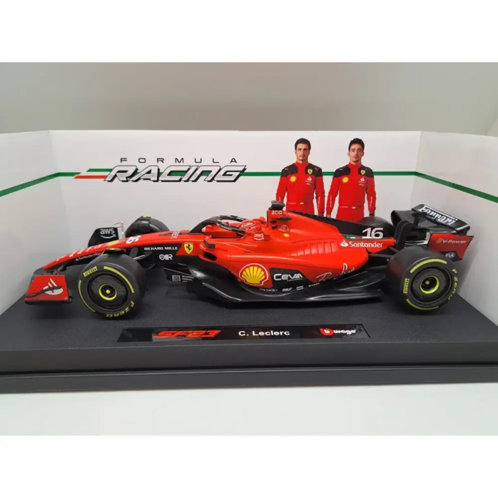 Formule 1 Ferrari SF-23 Team Scuderia Ferrari #16 Season 2023 (C.Leclerc) 'Exclusive Carmodel' - 1:18 - Bburago - Copy Formule 1 Ferrari SF-23 Team Scuderia Ferrari #16 Season 2023 (C.Leclerc) 'Exclusive Carmodel' - 1:18 - Bburago - Copy