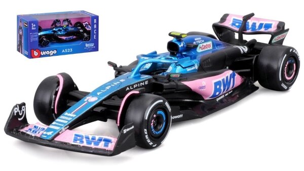 Formule 1 Alpine A523 BWT F1 #10 Season Car 2023 P.Gasly - 1:43 - Bburago Formule 1 Alpine A523 BWT F1 #10 Season Car 2023 P.Gasly - 1:43 - Bburago