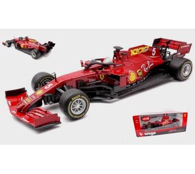 Formule 1 Ferrari SF1000 Team Scuderia Ferrari #5 1000th GP Tuscany 2020 (S.Vettel) - 1:18 - Bburago Formule 1 Ferrari SF1000 Team Scuderia Ferrari #5 1000th GP Tuscany 2020 (S.Vettel) - 1:18 - Bburago