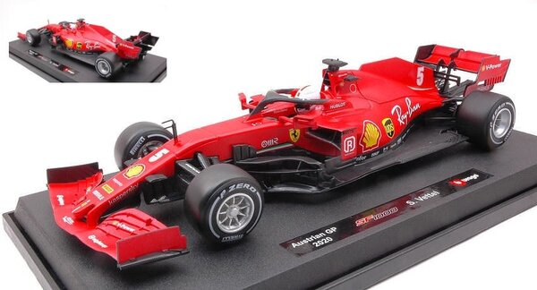 Formule 1 Ferrari SF1000 Team Scuderia Ferrari #5 GP Austria 2020 (S.Vettel) - 1:18 - Bburago Formule 1 Ferrari SF1000 Team Scuderia Ferrari #5 GP Austria 2020 (S.Vettel) - 1:18 - Bburago