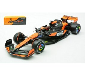 McLaren McLaren MCL38 #81 GP Miami Oscar Piastri 2024 - 1:24 - Bburago McLaren McLaren MCL38 #81 GP Miami Oscar Piastri 2024 - 1:24 - Bburago