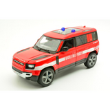Land Rover Land Rover Defender 110 Fire Department 2022 - 1:24 - Bburago Land Rover Land Rover Defender 110 Fire Department 2022 - 1:24 - Bburago