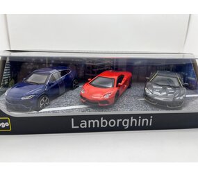 Lamborghini Lamborghini SET 3x: Urus 2018 + Aventador 2018 + Centenario LP770-4 2016 - 1:43 - Bburago Lamborghini Lamborghini SET 3x: Urus 2018 + Aventador 2018 + Centenario LP770-4 2016 - 1:43 - Bburago