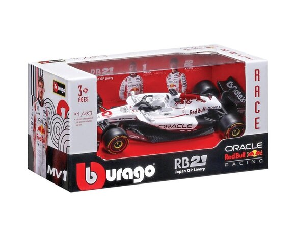 Formule 1 Red Bull F1 RB21 #1 Team Oracle Red Bull Racing Winner GP Japan 2025 (M.Verstappen) - 1:43 - Bburago Formule 1 Red Bull F1 RB21 #1 Team Oracle Red Bull Racing Winner GP Japan 2025 (M.Verstappen) - 1:43 - Bburago