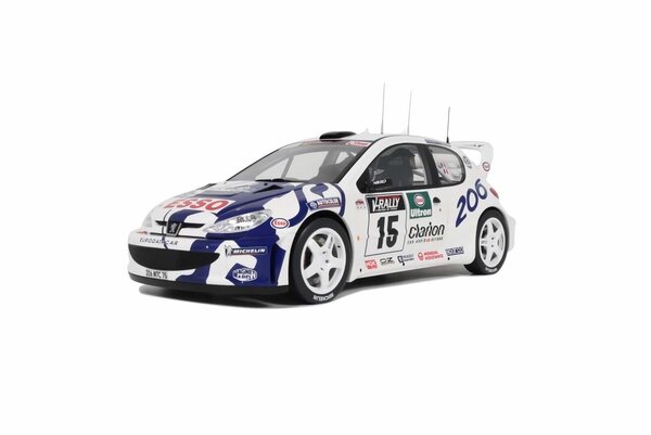 Peugeot Peugeot 206 WRC #15 Rallye Tour de Corse 1999 - 1:12 - Otto Mobile Models