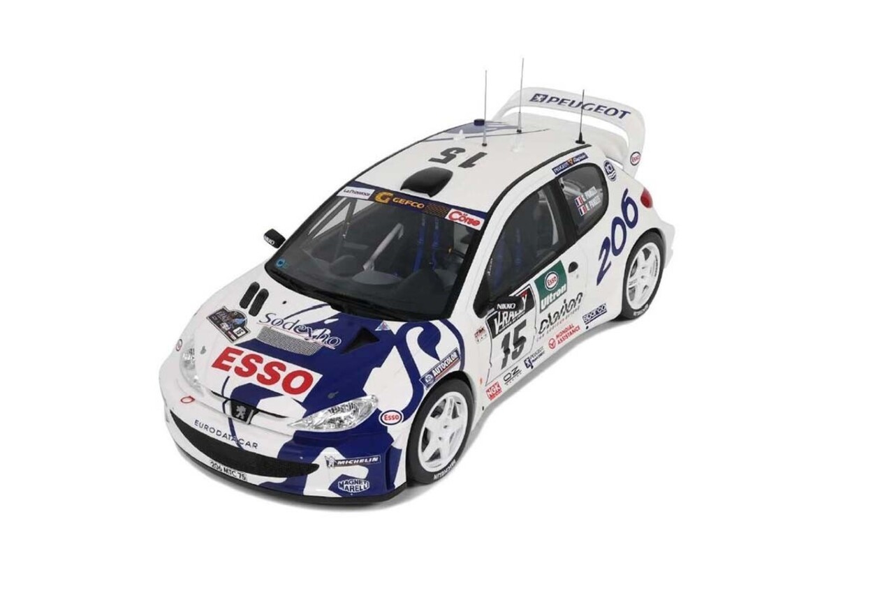 Peugeot Peugeot 206 WRC #15 Rallye Tour de Corse 1999 - 1:12 - Otto Mobile Models