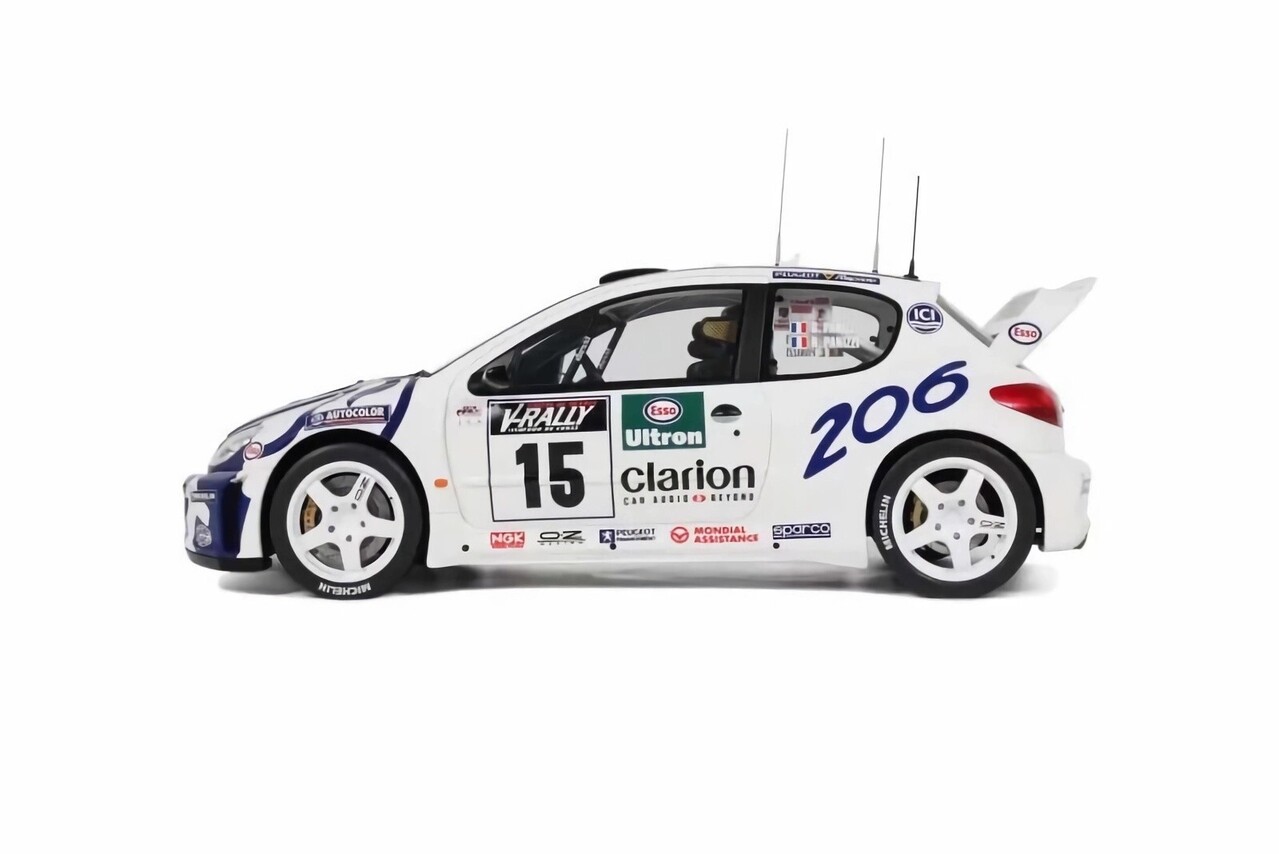 Peugeot Peugeot 206 WRC #15 Rallye Tour de Corse 1999 - 1:12 - Otto Mobile Models