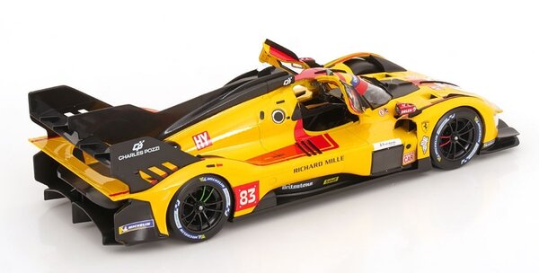 Ferrari Ferrari 499P 3.0L Turbo V6 #83 Team AF Corse Winner 24H Le Mans 2025 - 1:18 - Bburago Ferrari Ferrari 499P 3.0L Turbo V6 #83 Team AF Corse Winner 24H Le Mans 2025 - 1:18 - Bburago