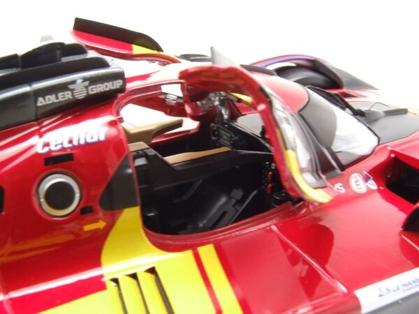 Ferrari Ferrari 499P 3.0L Turbo V6 #51 Team AF Corse 3rd 24H Le Mans 2025 - 1:18 - Bburago Ferrari Ferrari 499P 3.0L Turbo V6 #51 Team AF Corse 3rd 24H Le Mans 2025 - 1:18 - Bburago