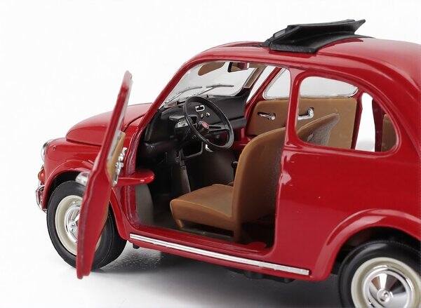 Fiat Fiat 500L Open Roof 1968 - 1:18 - Bburago Fiat Fiat 500L Open Roof 1968 - 1:18 - Bburago