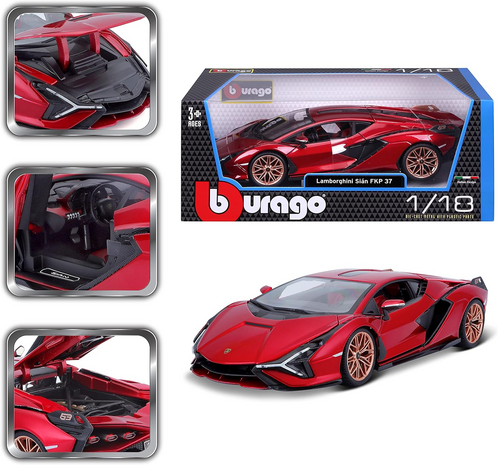 Lamborghini Lamborghini Sián FKP 37 Hybrid 2020 - 1:18 - Bburago Lamborghini Lamborghini Sián FKP 37 Hybrid 2020 - 1:18 - Bburago